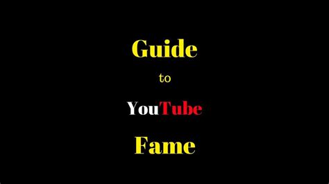 youtube fame|youtube fame video.